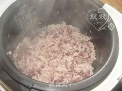 Make Red bean rice toast step 1
