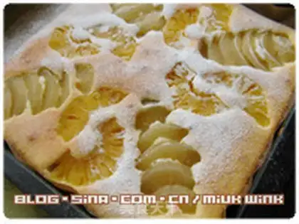 Make Pineapple pear cake step 23