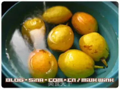Make Sugar pear step 1