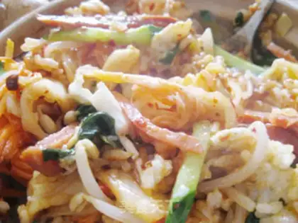 Make Rock pan rice step 6