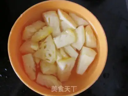 Make Pineapple meat step 2