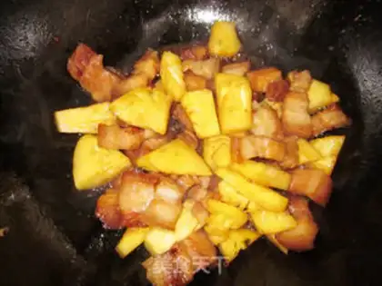 Make Pineapple meat step 6