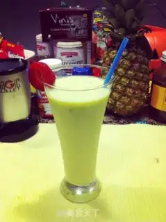 Make Banana butter cream shake step 4