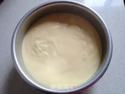 Make Pumpkin mousse cake step 3