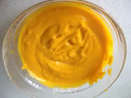 Make Pumpkin mousse cake step 8