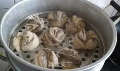 Make ♪ oatmeal black sesame roll ♪ step 12