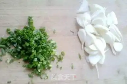 Make Shrimp tofu step 1