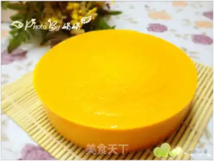 Make Pumpkin mousse cake step 14