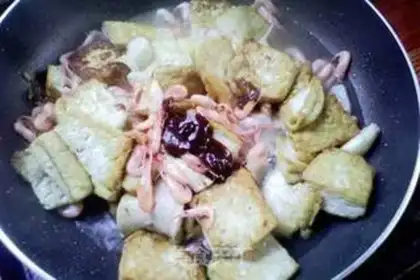 Make Shrimp tofu step 5