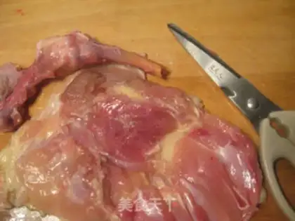 Make Pumpkin chicken leg step 1
