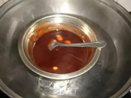 Make Chocolate magma cake step 1