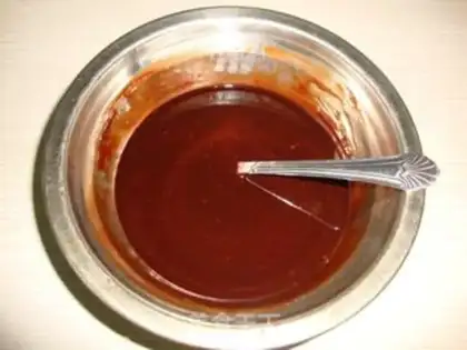 Make Chocolate magma cake step 2