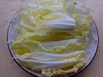 Make Garlic fan cabbage step 5