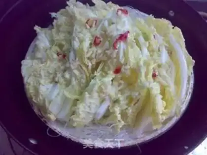 Make Garlic fan cabbage step 7
