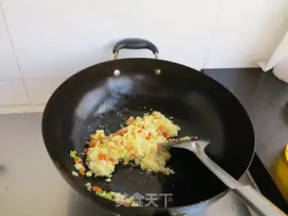 Make Egg fried rice step 4