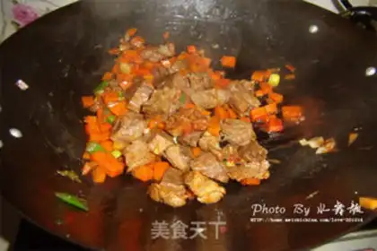Make Red beef noodles step 5
