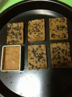 Make Souffle sesame cookies step 1