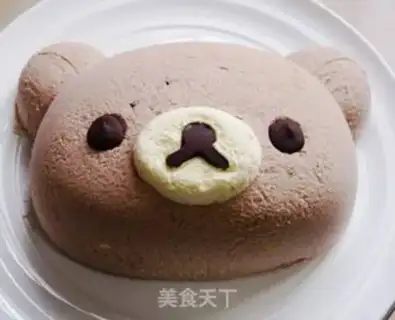 Make Easy bear ice cream cake step 10