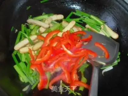 Make Celery fried beans step 7