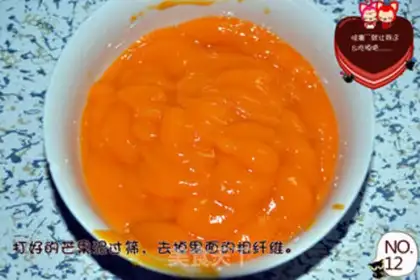 Make Mango ice cream step 11