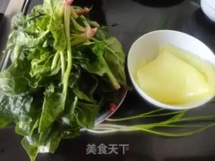 Make Spinach pellets step 0