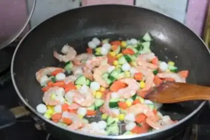 Make Crystal Five Shrimp step 19