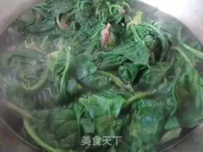 Make Spinach pellets step 1