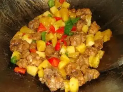 Make Sweet pineapple ribs step 12