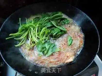 Make Spinach fan meatmeat step 6
