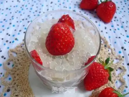 Make Milk strawberry Simillo step 6