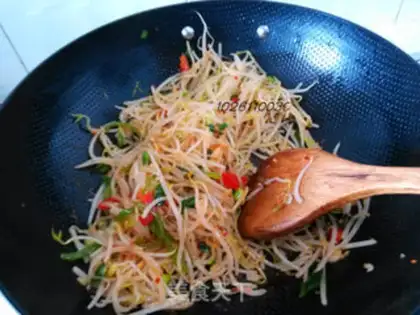 Make Green bean sprouts step 7