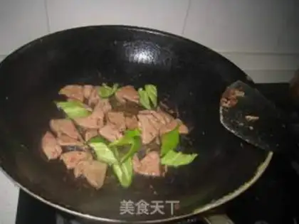 Make Pork liver, tea and mushrooms step 6