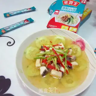 Make Microwave cucumber porridge step 9