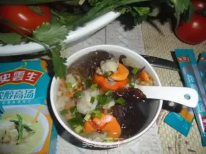 Make A soup of seafood step 17