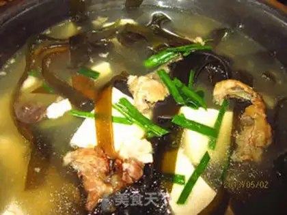 Make Seaweed tofu soup step 6