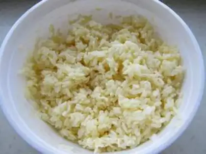 Make Soy sauce, fried rice step 2