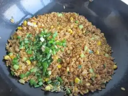 Make Soy sauce, fried rice step 8