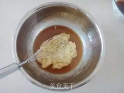 Make Caramel banana waffles step 3
