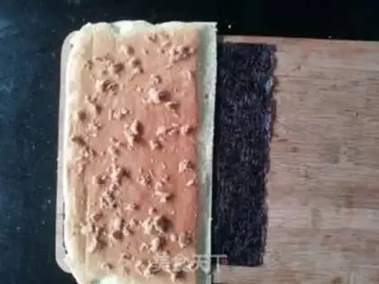Make Sushi cake step 7