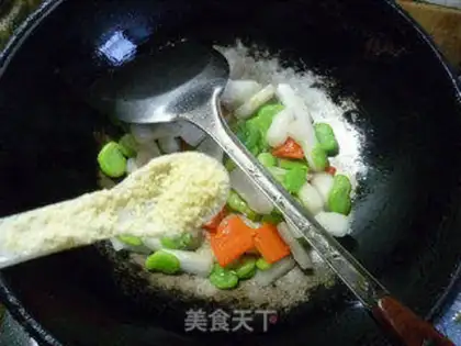 Make Scrambled beans step 9