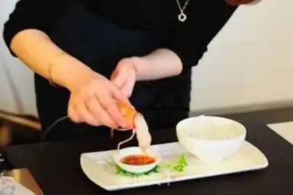 Make Shrimp stings step 5
