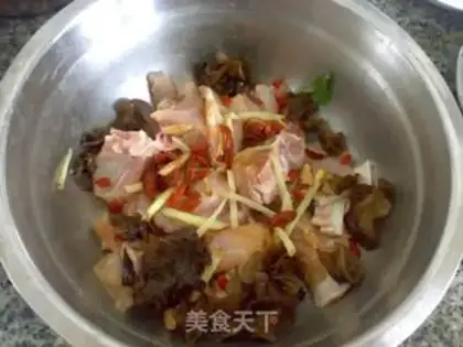 Make The clouds steam the crocodile meat step 5