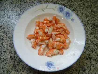 Make Cheese shrimp crumbs step 4
