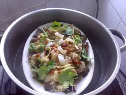 Make The clouds steam the crocodile meat step 8