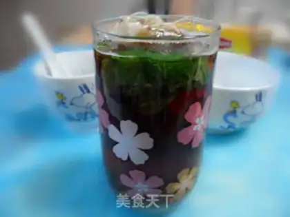 Make Mint milk tea step 2