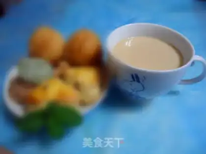 Make Mint milk tea step 8
