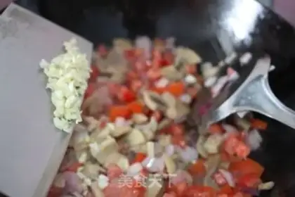 Make Cheese shrimp and mushroom pasta step 14