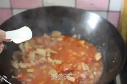 Make Cheese shrimp and mushroom pasta step 17