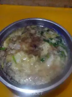 Make Frozen duck egg soup step 2