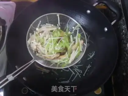 Make Golden needle mushroom soup step 5